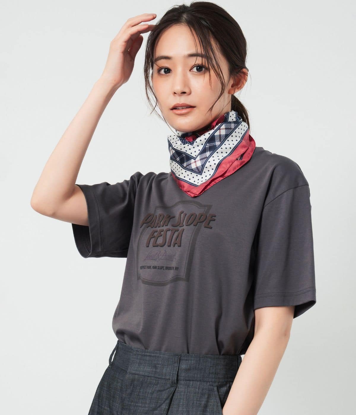 Park Slope NEWYORKER 【滑らかな肌触り・着回し】ROCK FESTA グラフィックTシャツ ニューヨーカー トップス カットソー・Tシャツ