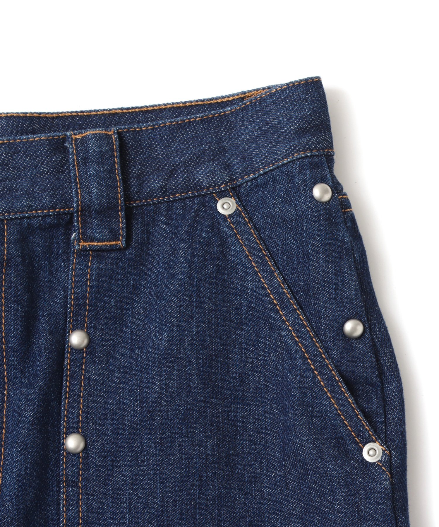 atmos pink atmos pink Studs Denim Mini Skirt BLUE アトモス スカート その他のスカート ブルー