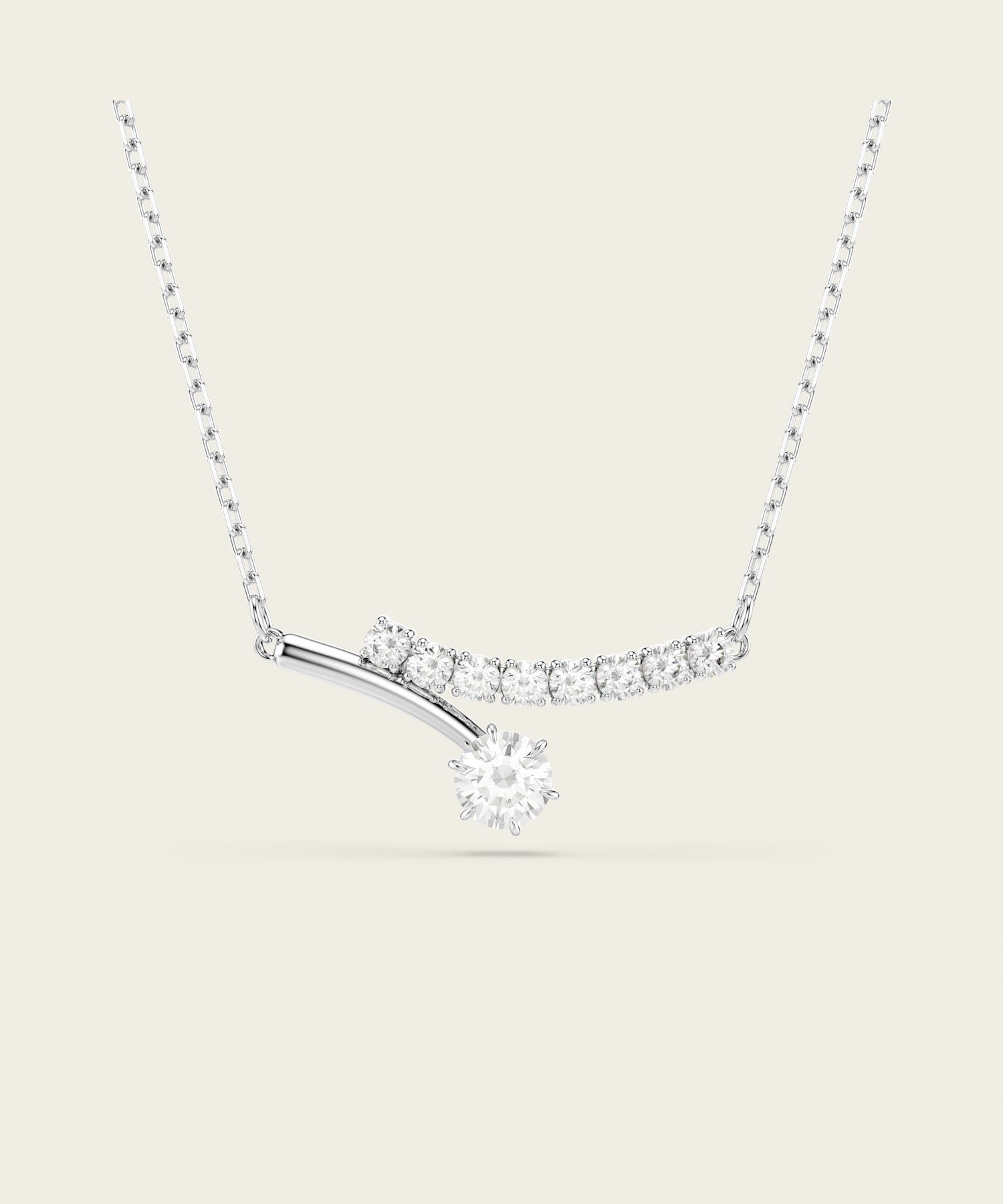SWAROVSKI 【公式】【スワロフスキー】Matrix ネックレス スワロフスキー アクセサリー・腕時計 ネックレス ホワイト【送料無料】