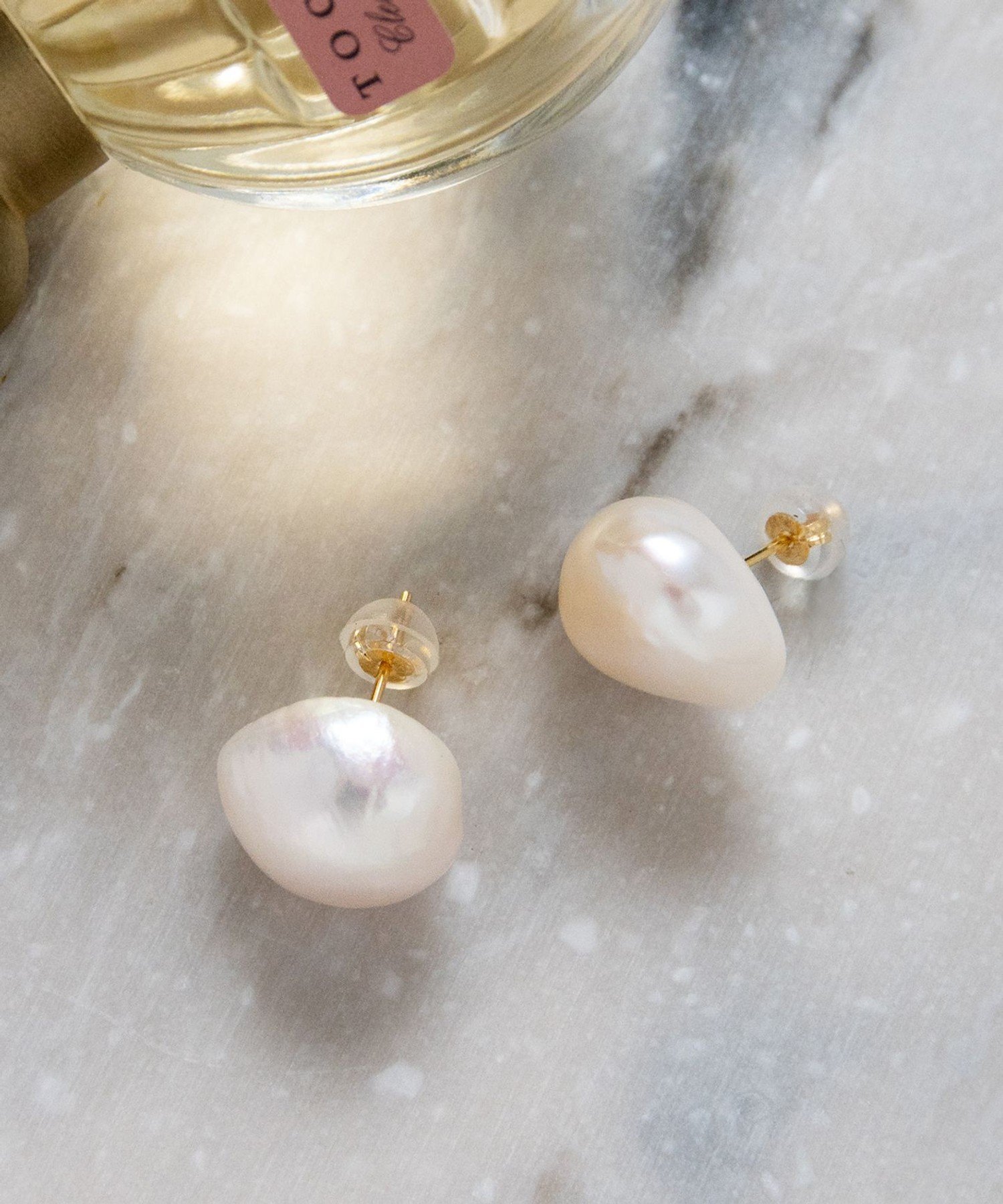 TOCCA 【WEB限定】NUANCE PEARL PIERCED EARRINGS L K18淡水パール ピアス L トッカ アクセサリー・腕時計 ピアス ゴールド【送料無料】