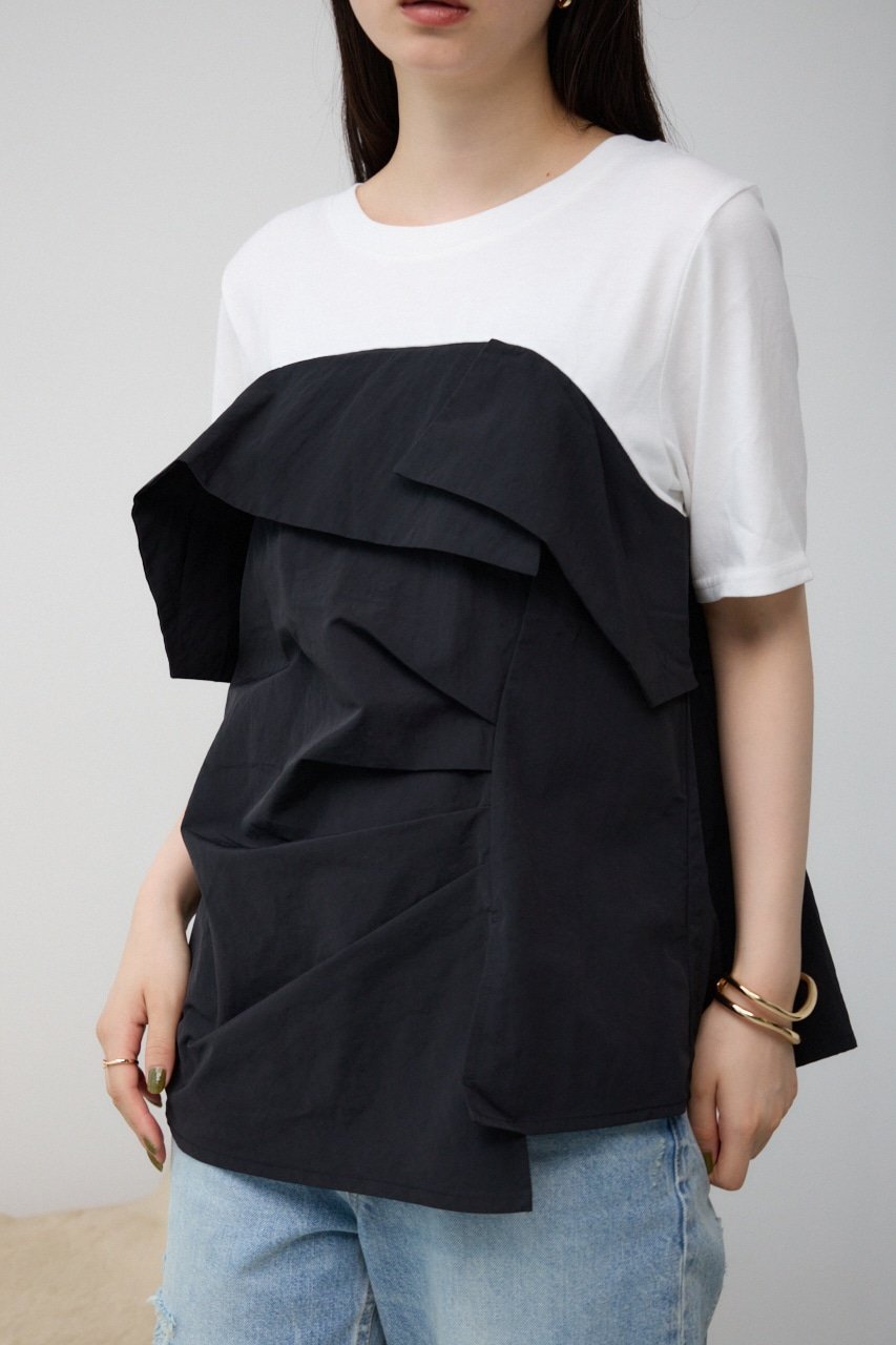 【SALE／50%OFF】AZUL BY MOUSSY ビスチェドッキングトップス アズールバイマウジー トップス カットソ..