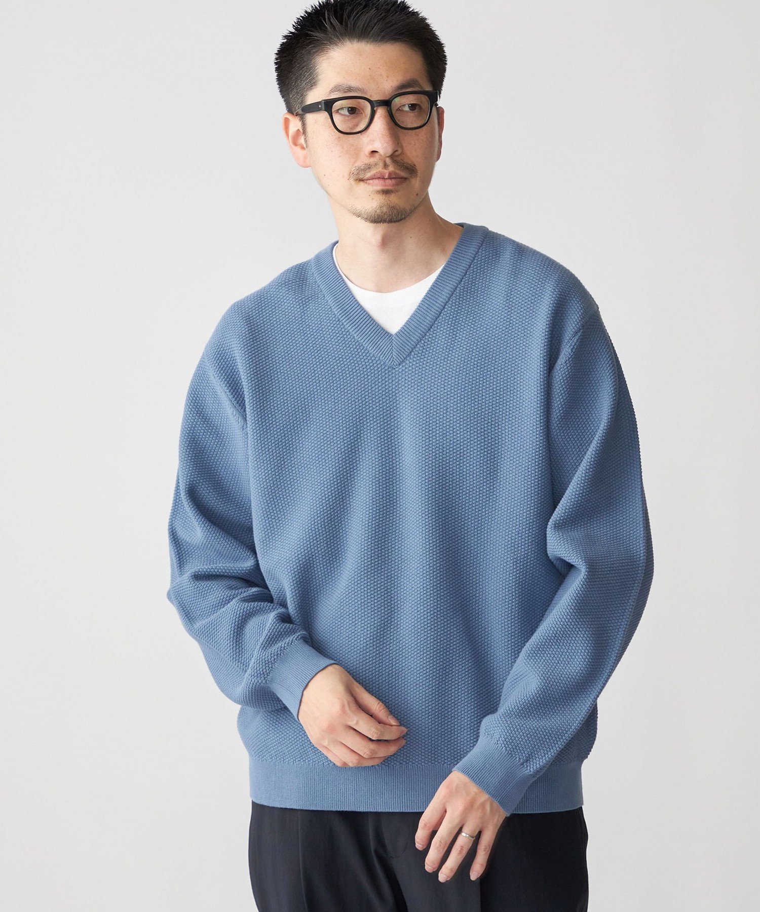 楽天市場】ブルー 青(スタイル(ネック)Vネック)(ニット 楽天市場】ブルー 青(スタイル(ネック)Vネック)(ニット
