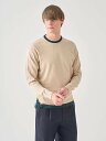 JOHN SMEDLEY バイカラー長袖コットンニットプルオーバー | S4755 | 30G EASY FIT ジョンスメドレー トップス ニット【送料無料】