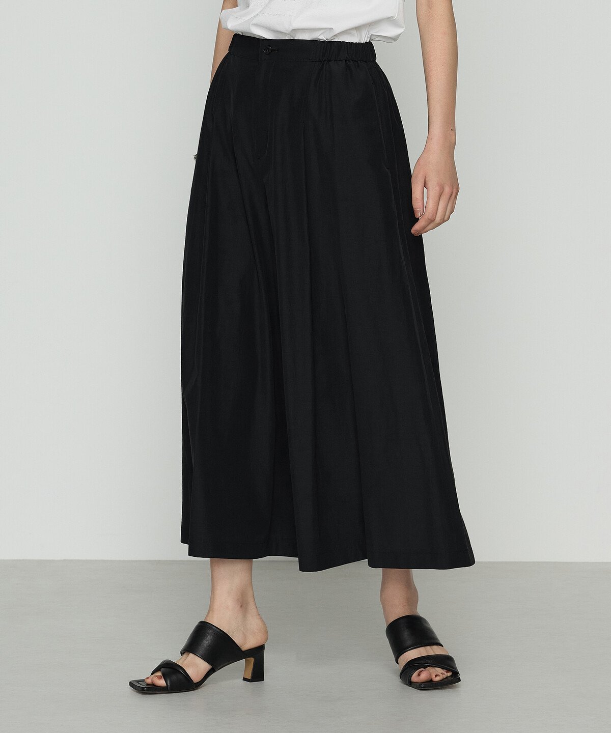 【SALE／10%OFF】Gabardine K.T + [ +サイズ ] トリアセタイプライター キュロットパンツ コムサ パンツ その他のパンツ カーキグリーン ブラック【送料無料】