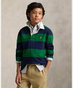 POLO RALPH LAUREN (ボーイズ 8才~20才)ストライプド コットン ジャージー ラグビー シャツ ラルフローレン トップス カットソー・Tシャ...