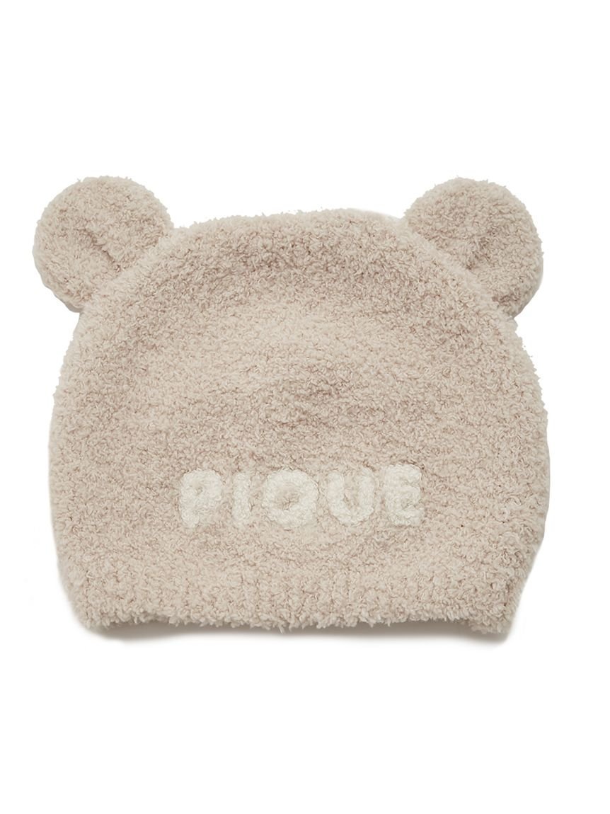 gelato pique 【ONLINE限定カラーあり】【BABY】パウダーベアキャップ ジェラートピケ マタニティウェア・ベビー用品 ベビー帽子 ベージュ ピンク