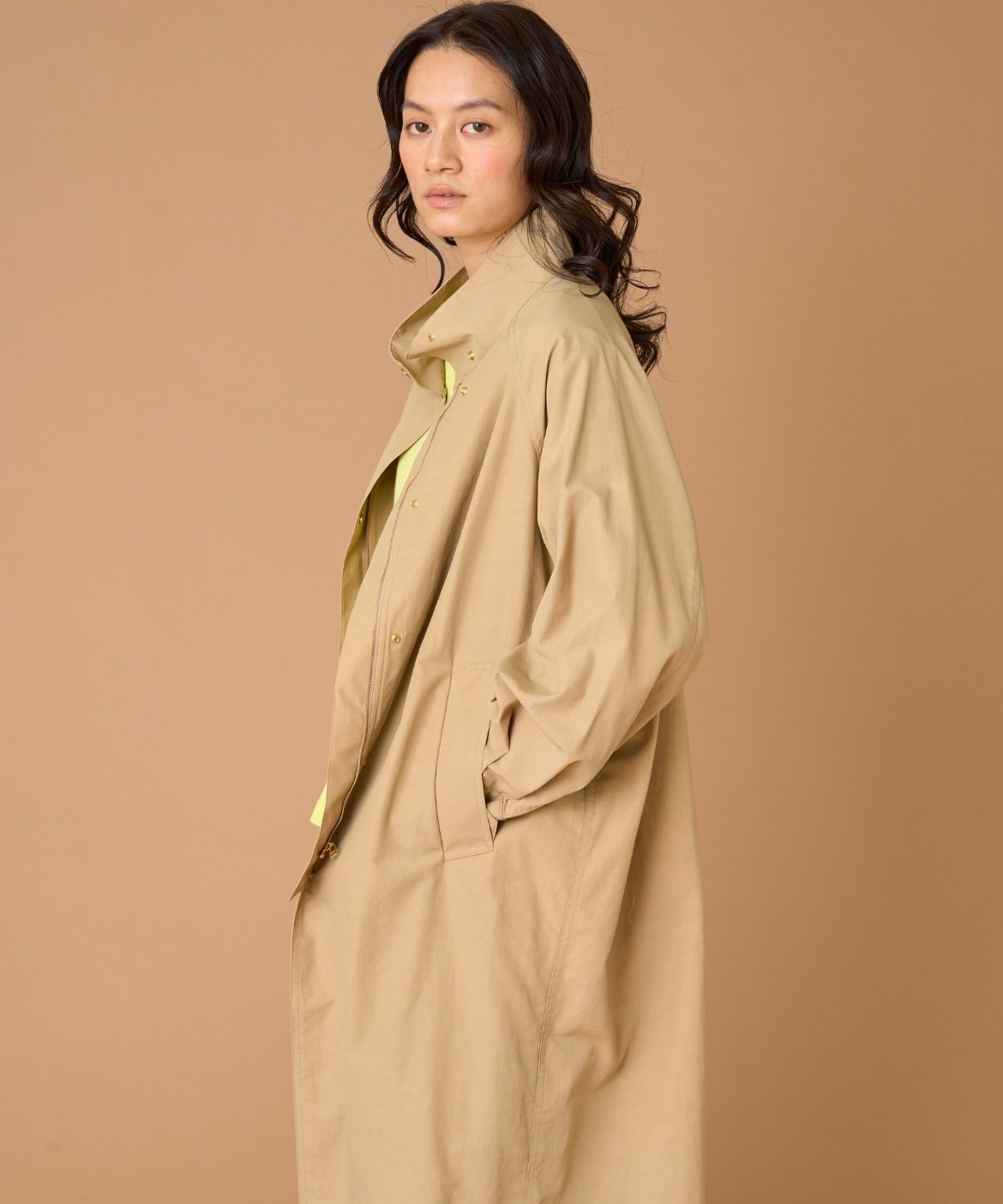 INED 2WAYコート イネド ジャケット・アウター その他のジャケット・アウター ブラウン ネイビー