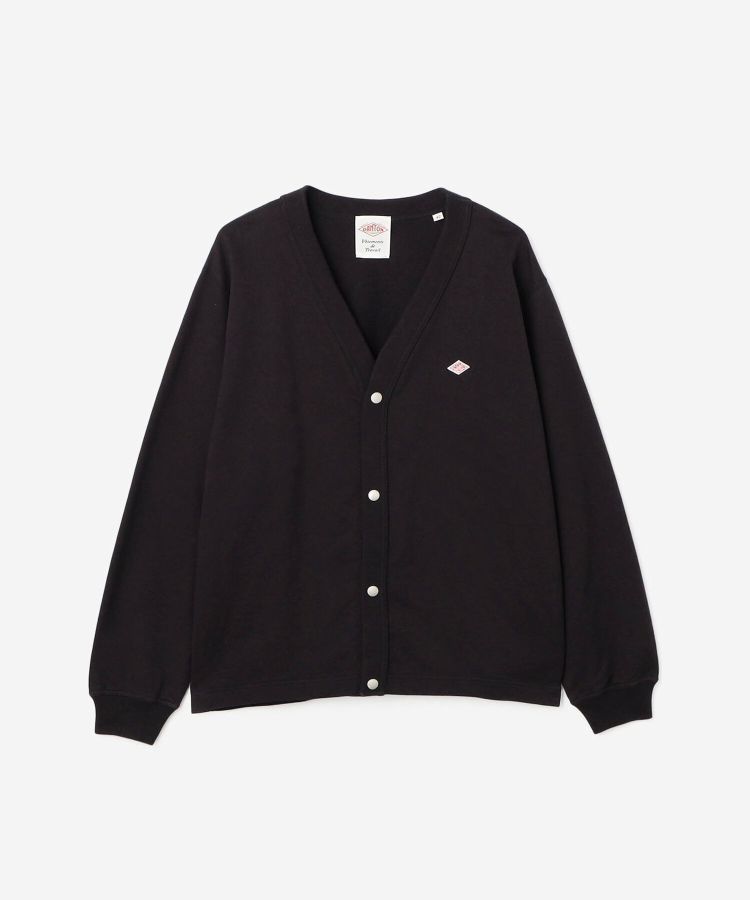 Bshop DANTON ｜ コットンテリー Vネックカーディガン MEN ビショップ トップス その他のトップス ネイビー グレー【送料無料】