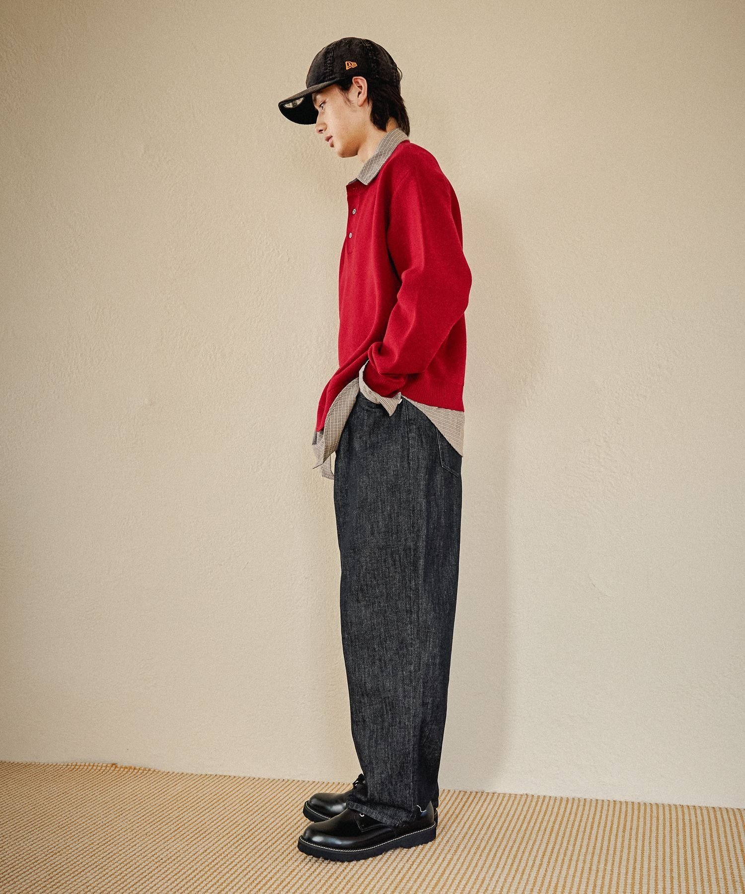 niko and ... Wide 5-Pocket Denim[niko and ...JEANS 26AW] ニコアンド パンツ ジーンズ・デニムパンツ ブルー ブラック