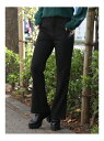 【SALE/43%OFF】dazzlin TRサイドスリットブーツカットパンツ ダズリン パンツ/ジーンズ パンツその他 ブラック ブラウン【送料無料】