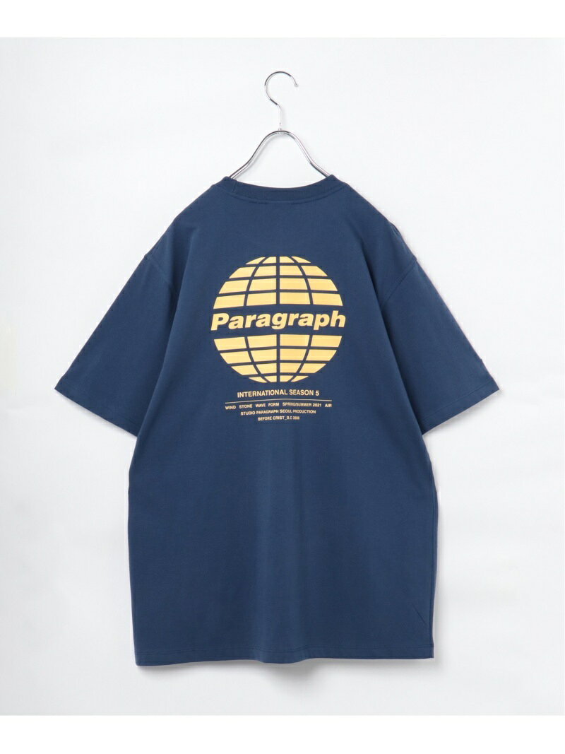 VENCE share style PARAGRAPH ラウンドロゴT ヴァンス エクスチェンジ トップス カットソー・Tシャツ ネイビー ホワイト グレー【送料無料】