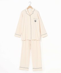 KID BLUE 部屋着 レディース KID BLUE (W)22グレイスフルコットン 長袖パジャマ キッドブルー インナー・ルームウェア パジャマ ホワイト ネイビー ピンク グリーン【送料無料】