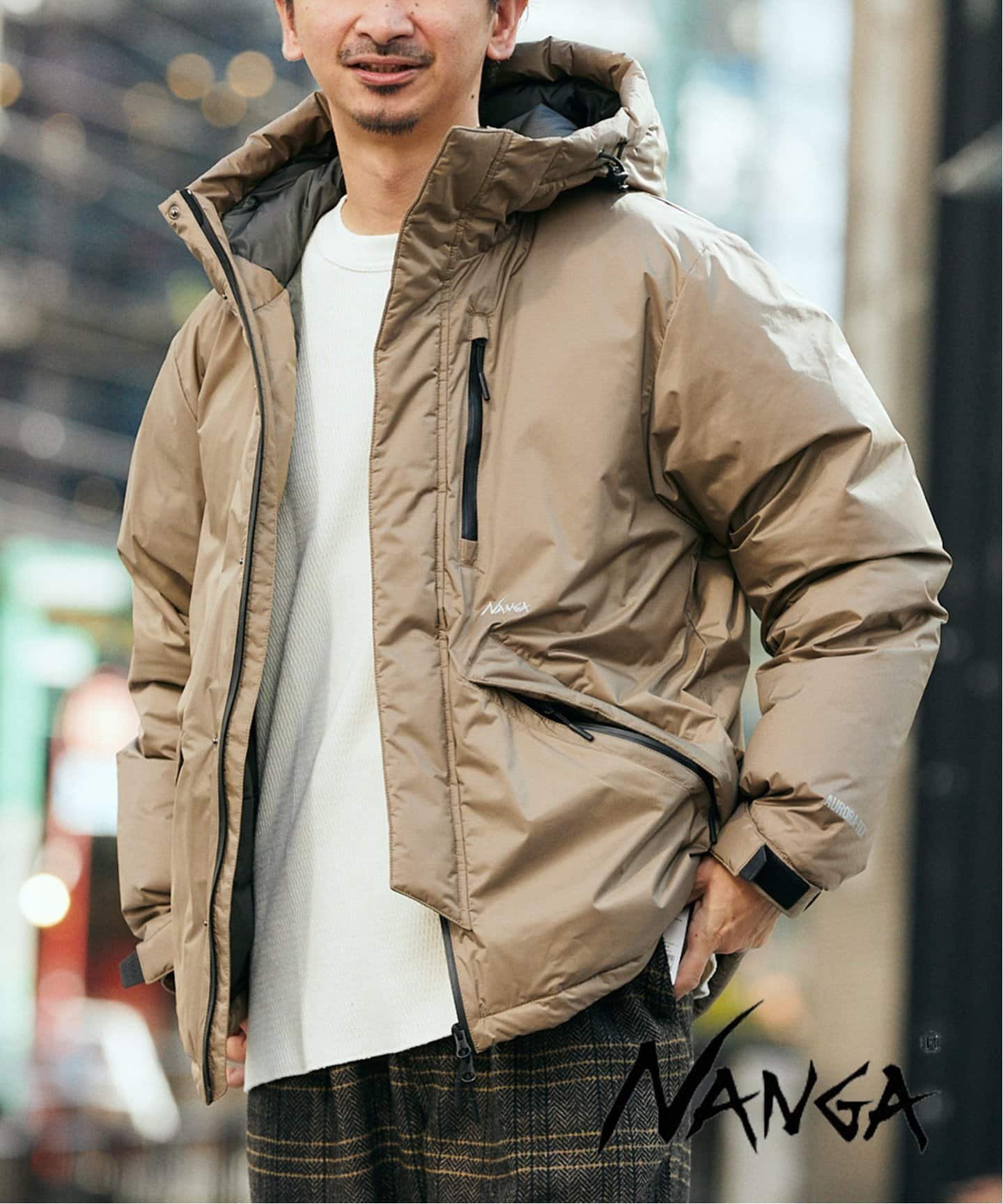 JOURNAL STANDARD relume 【NANGA / ナンガ】別注 AURORA DOWN JACKET ジャーナル スタンダード レリューム ジャケット アウター ダウンジャケット ダウンベスト ブラウン ブラック カーキ【送料無料】