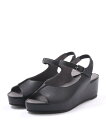 【SALE/20%OFF】HIPS インヒールプラットサンダル セヴントゥエルヴサーティ シューズ・靴 サンダル ブラック カーキグリーン ブラウン【送料無料】