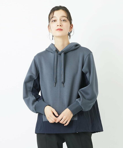 【SALE/50%OFF】GEORGES RECH(小さいサイズ) ダンボールタフタコンビパーカー メゾンドゥサンク トップス カットソー・Tシャツ グレー ホワイト【送料無料】 【SALE/50%OFF】GEORGES RECH(小さいサイズ) ダンボールタフタコンビパーカー メゾンドゥサンク トップス カットソー・Tシャツ グレー ホワイト【送料無料】