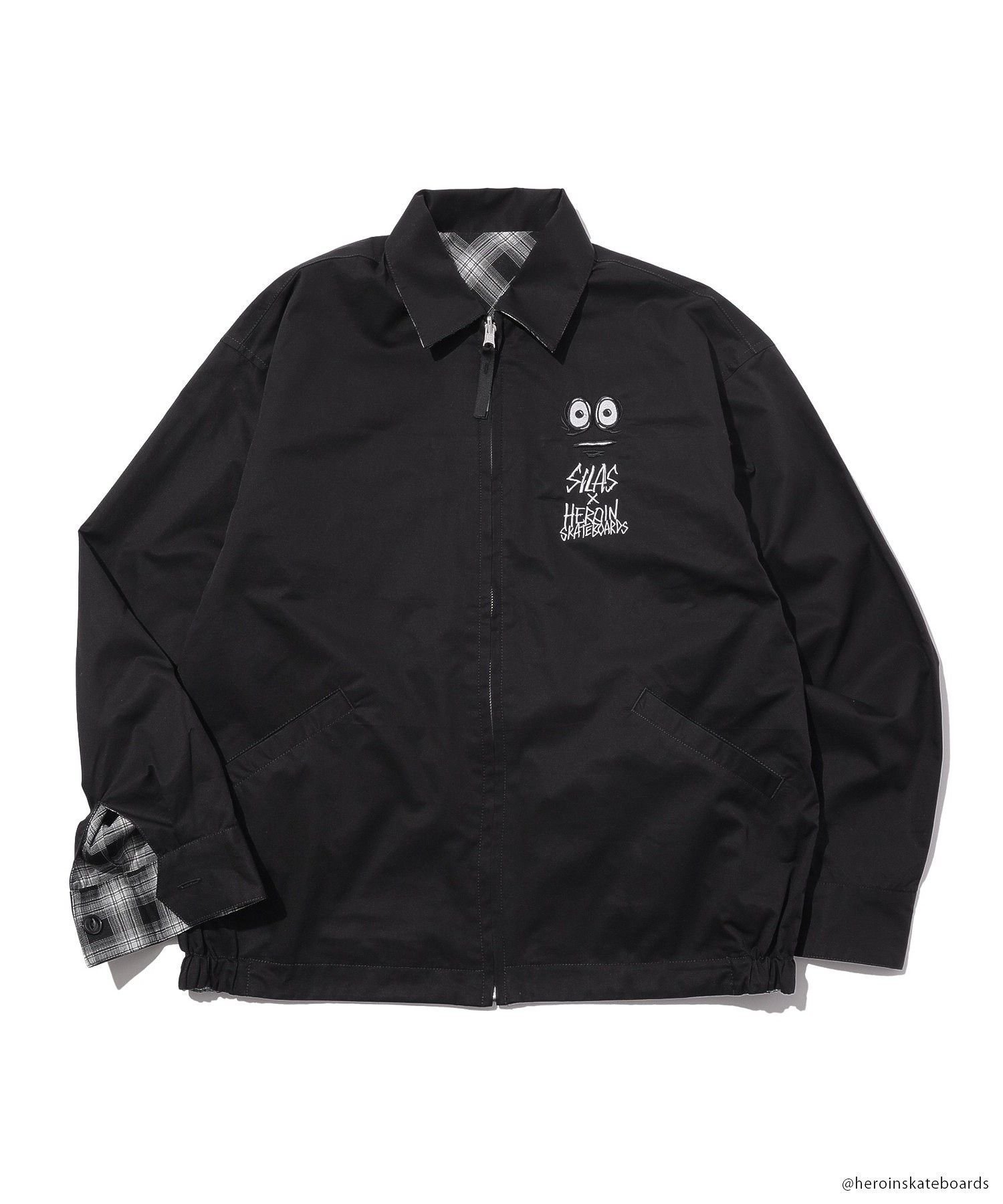 【SALE／40%OFF】SILAS SILAS x HEROIN REVERSIBLE JACKET サイラス ジャケット・アウター その他のジャケット・アウター ブラック ベージュ【送料無料】