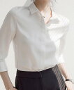 【SALE/30%OFF】aimoha - select - aimoha -select-/ベーシックコットンシャツ アイモハ トップス シャツ・ブラウス ホワイト