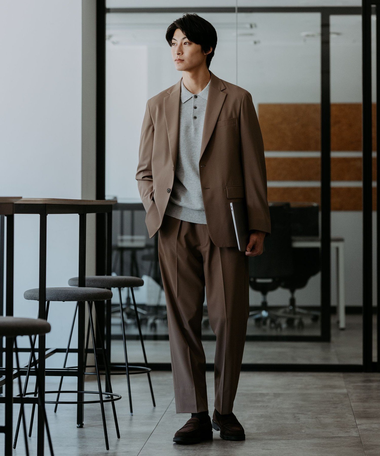 【SALE／20%OFF】UNITED ARROWS green label relaxing A+ PERTEX UNLIMITED リラックス 1プリーツ セットアップ パンツ スラックス -ウォッシャブル・ストレッチ・撥水- ユナイテッドアローズ グリーンレーベルリラクシング スーツ・フォーマル スーツパンツ ブ【送料無料】