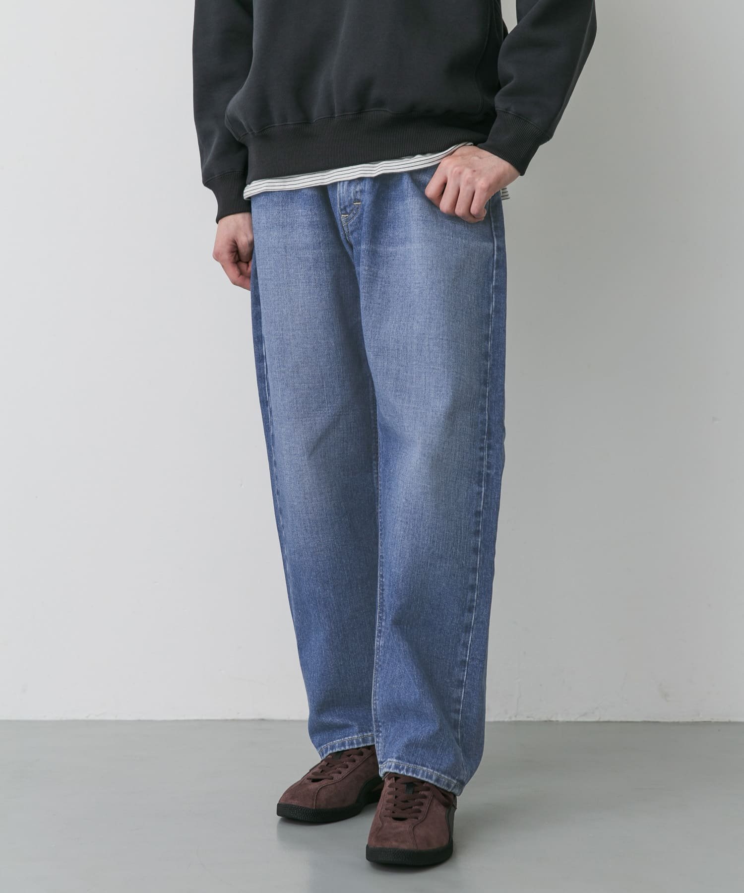 URBAN RESEARCH DOORS 『別注』Lee101×DOORS STRAIGTPANTS アーバンリサーチドアーズ パンツ ジーンズ・デニムパンツ ブルー【送料無料】