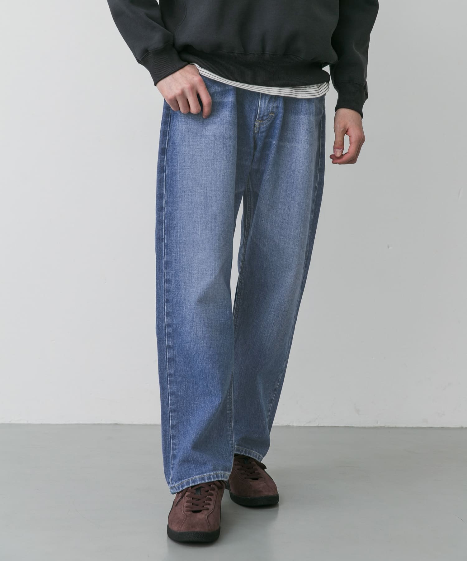 URBAN RESEARCH DOORS 『別注』Lee101×DOORS STRAIGTPANTS アーバンリサーチドアーズ パンツ ジーンズ・デニムパンツ ブルー【送料無料】