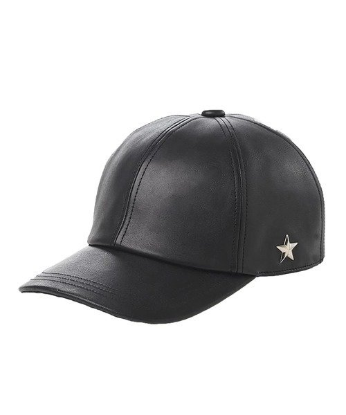 SELECT BRANDS Schott/ショット One Ster Lether Cap ジャックローズ 帽子 キャップ ブラック【送料無料】
