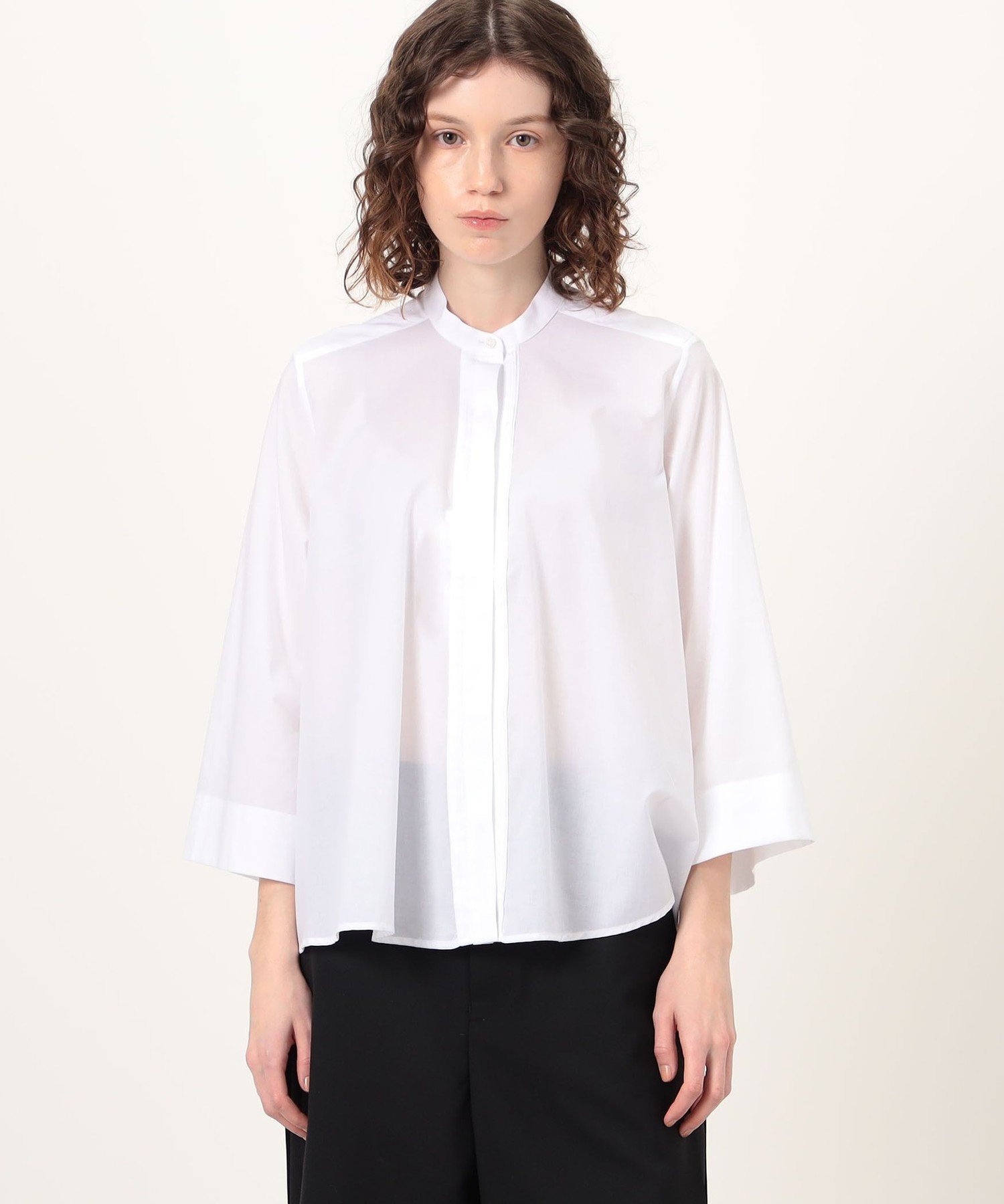 TOMORROWLAND BUYING WEAR BOURRIENNE VAPOREUSE コットンシャツ トゥモローランド トップス シャツ・ブラウス ホワイト【送料無料】