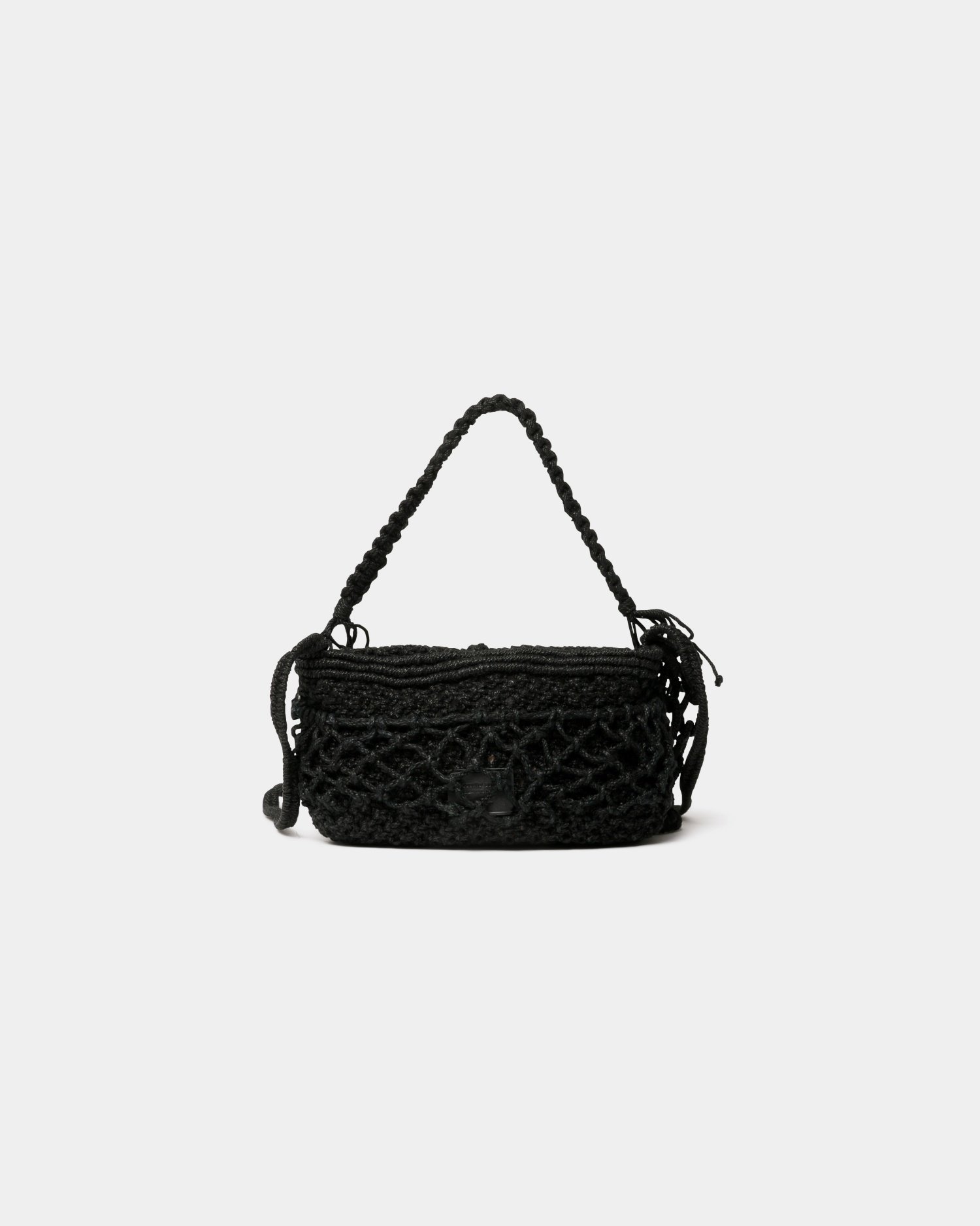 beautiful people over engineering jute shoulder bag ビューティフルピープル バッグ ショルダーバッグ ブラック【送料無料】