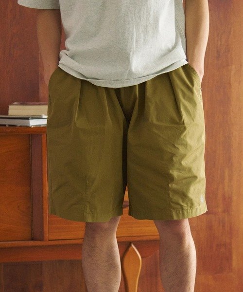 DUCKSTER/ダックスター セミコクーン ツイルショーツ (MENS) ゴースローキャラバン パンツ その他のパンツ ブラック ブラウン カーキグリーン