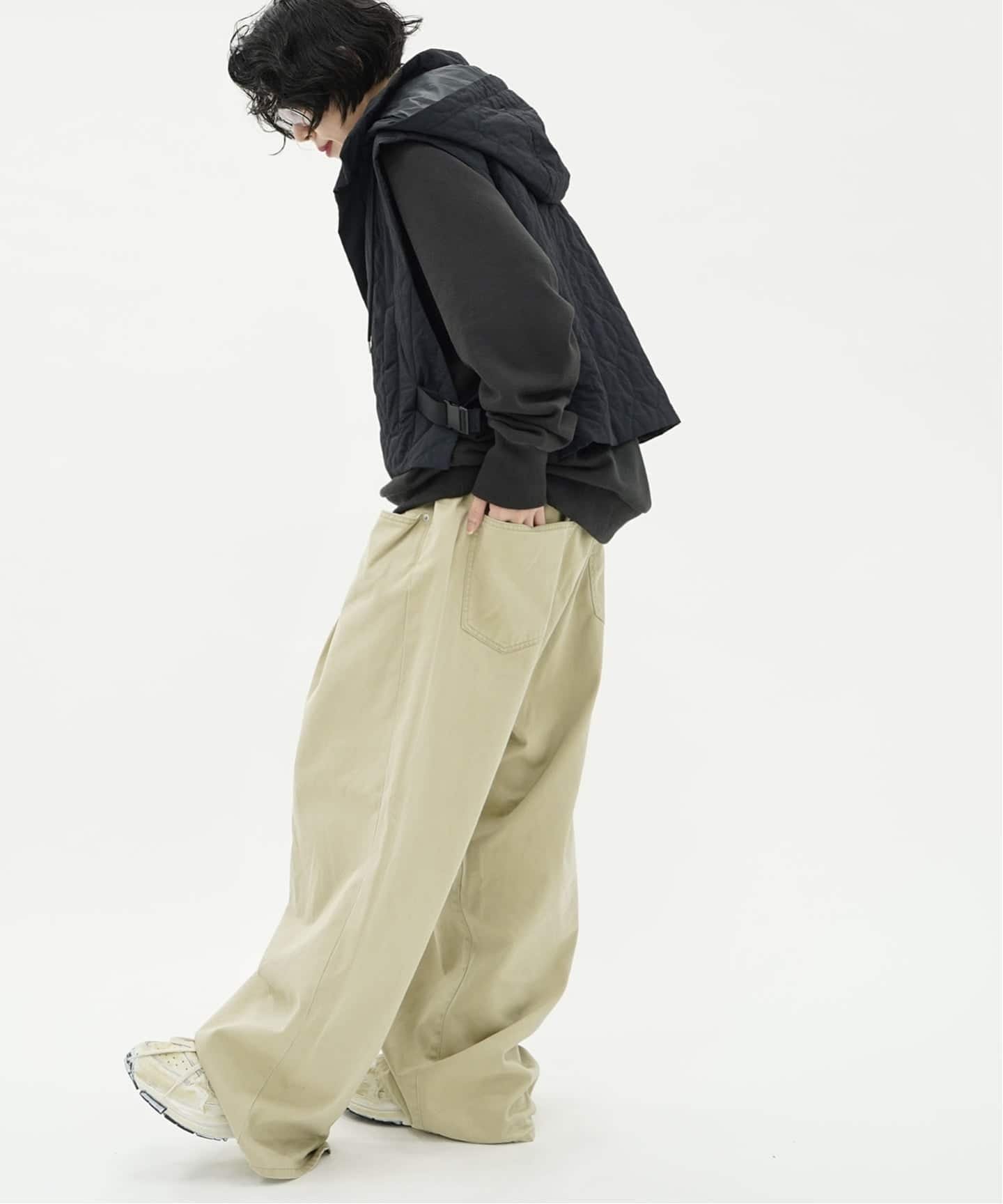 journal standard luxe 《予約》チノ コラパンツ ジャーナルスタンダード ラックス パンツ チノパンツ ベージュ