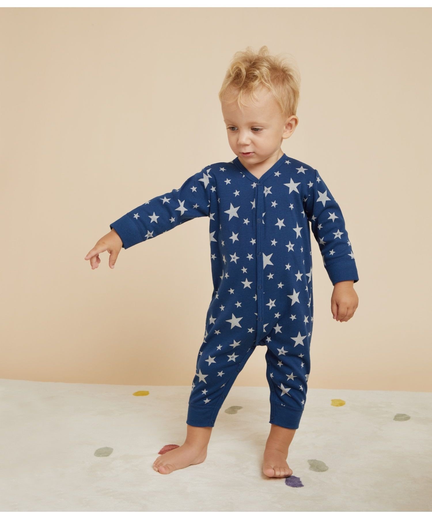 プチバトー ベビー服 男の子 【SALE／20%OFF】PETIT BATEAU プリント足なしロンパース プチバトー マタニティウェア・ベビー用品 ロンパース・カバーオール ホワイト【送料無料】