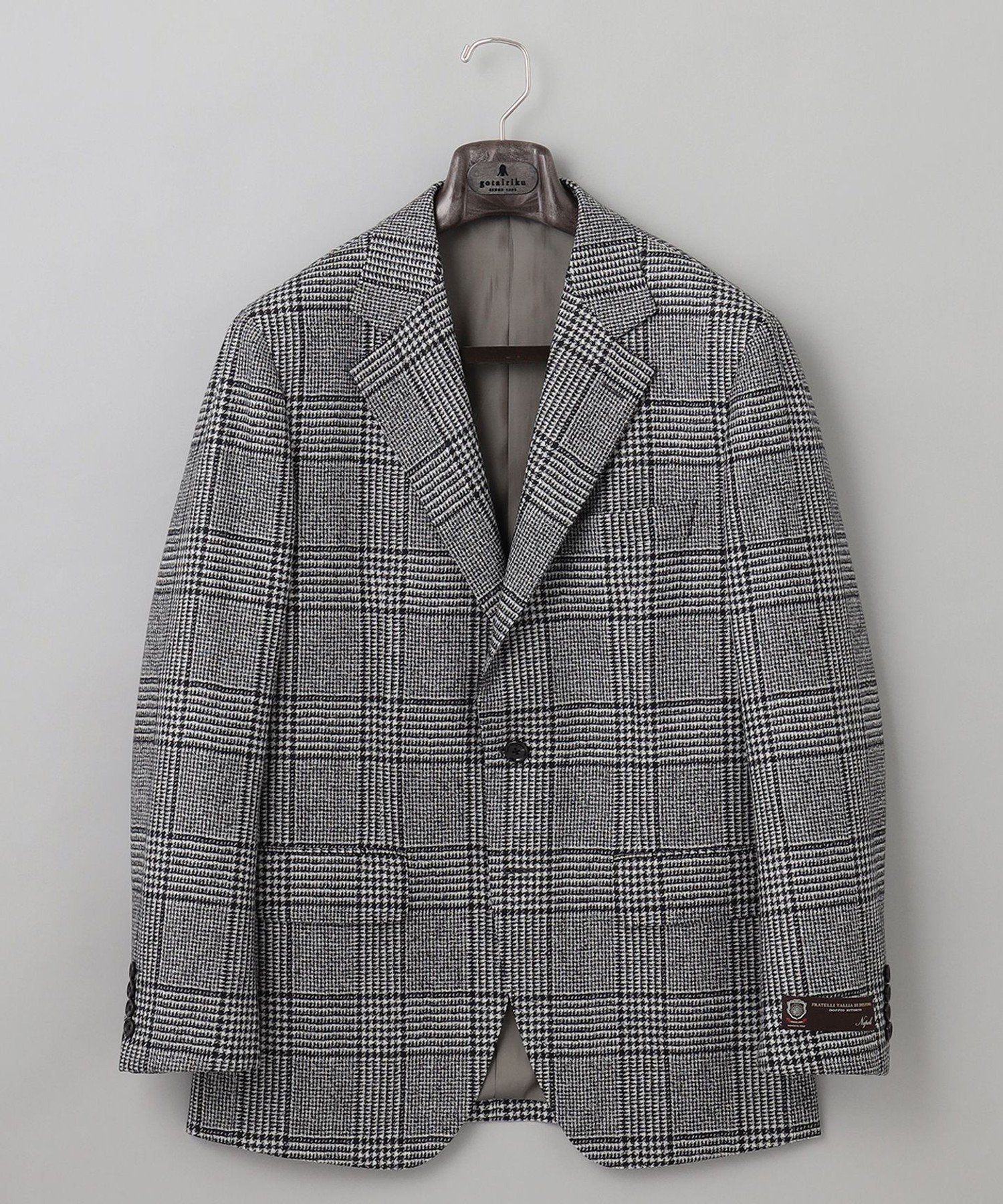 【SALE／30%OFF】GOTAIRIKU 【Tallia di Delfino】NAPOLI ジャケット ゴタイリク ジャケット・アウター テーラードジャケット・ブレザー グレー ブラウン【送料無料】