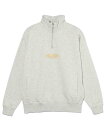 楽天Rakuten Fashion【SALE／30％OFF】X-girl OVAL LOGO HALF ZIP SWEAT TOP スウェット X-girl エックスガール トップス スウェット・トレーナー グレー ブラック ネイビー【送料無料】