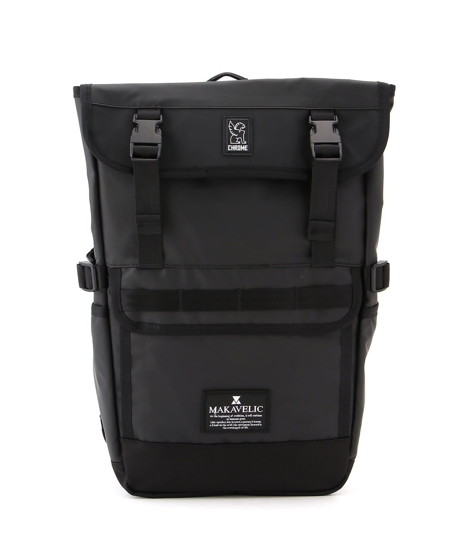 MAKAVELIC MAKAVELIC/(U)HOLMAN PANNIER BAG レアリゼ バッグ リュック・バックパック ブラック