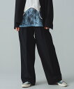 BEAMS BOY 【セットアップ対応】maturely / 2Way Stretch Tuck Slacks セットアップスーツ セレモニースーツ ハレの日 卒園 入園 卒業式 入学式 ビームス ウイメン パンツ スラックス ドレスパンツ ネイビー ベージュ【送料無料】