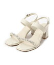 【SALE/50%OFF】ESPERANZA キラキラスクエアトゥサンダル 24SS エスペランサ シューズ・靴 サンダル ブラック ブラウン ホワイト パープ...