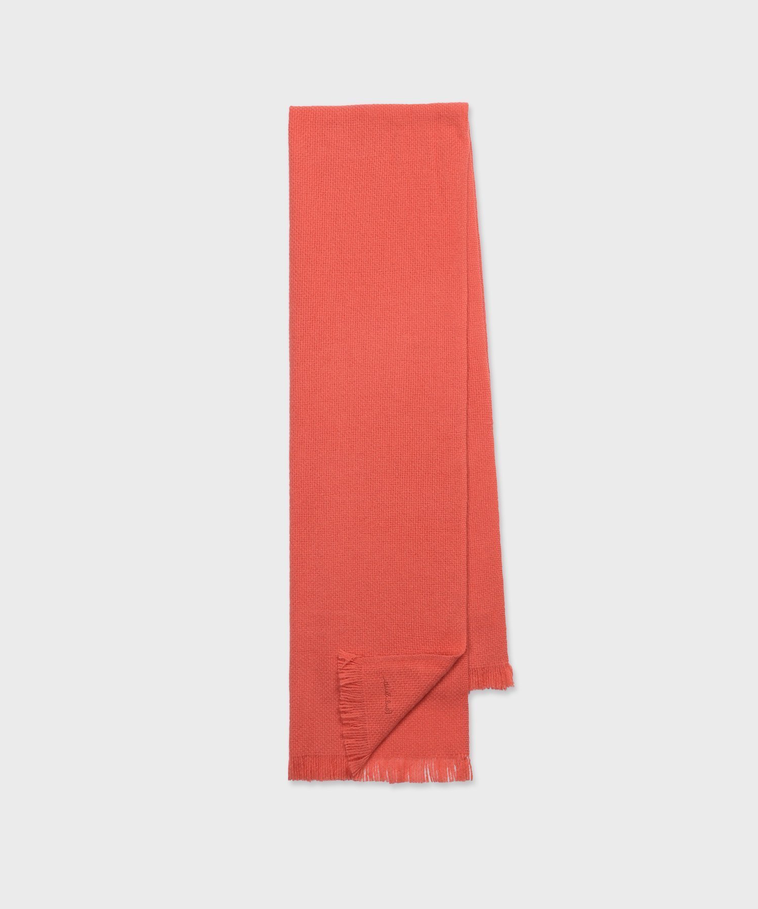 【SALE／30%OFF】Paul Smith 【公式】ウィメンズ バスケット カシミヤ マフラー ポール・スミス ファッション雑貨 マフラー・ストール・ネックウォーマー ホワイト オレンジ【送料無料】