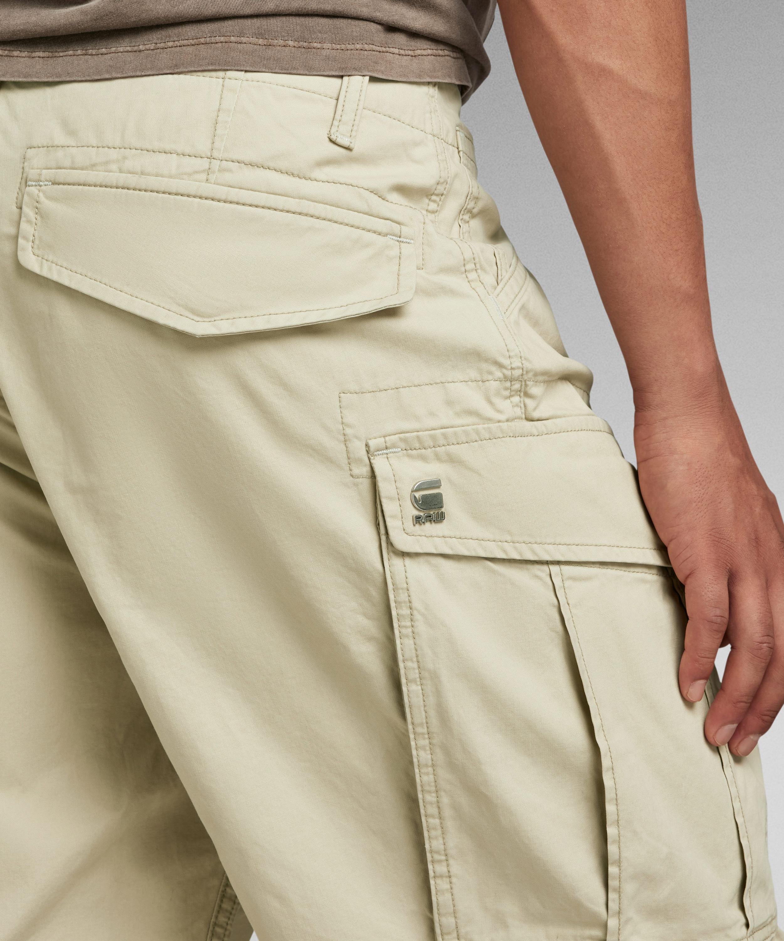 【公式ショップ】ROVIC ZIP RELAXED SHORTS/リラックスワイドカーゴショートパンツ ジースターロゥ パンツ その他のパンツ カーキグリーン