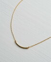 【SALE/30%OFF】MAISON BREEZE MAISON BREEZE/ネックレス ニッケルフリー カーブ カットガラス 日本製 セットアップセブン アクセサリー・腕時計 ネックレス