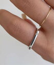 SLOBE IENA unique/ユニーク SLOBE別注 ダイヤモンド2粒リング スローブ イエナ アクセサリー・腕時計 リング・指輪 シルバー【送料無料】