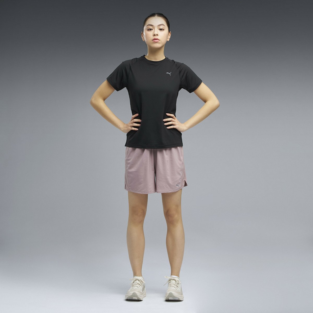 PUMA ウィメンズ トレーニング ドライエリート 半袖 Tシャツ プーマ トップス カットソー・Tシャツ ブラック【送料無料】