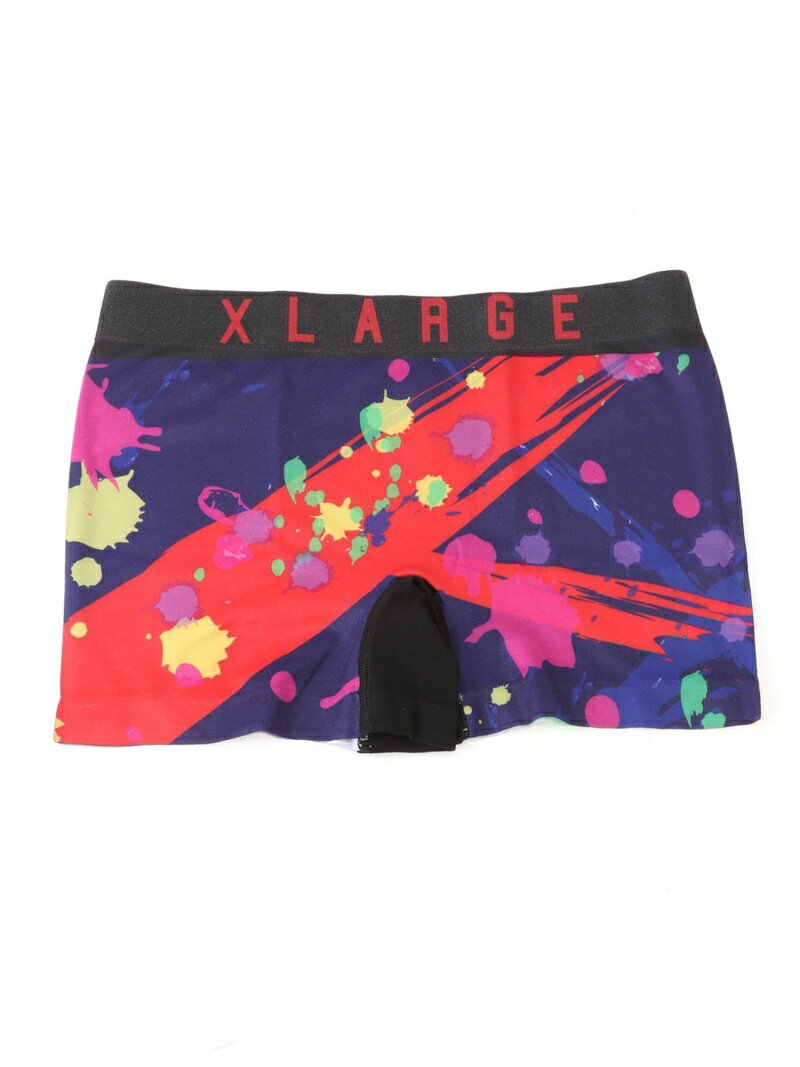 XLARGE X-LARGE/(M)XL_成型プリントボクサーパンツ ハンドサイン インナー/ナイトウェア ボクサーパンツ/トランクス ネイビー ブラックのサムネイル