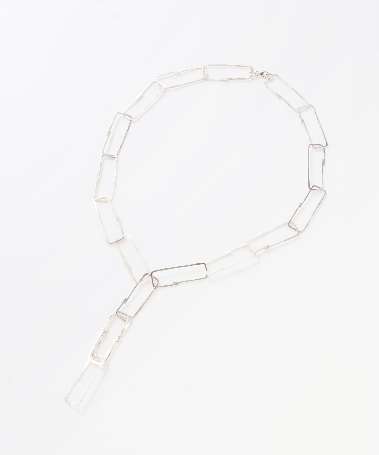SCALABLANCHE SCALABLANCHE/(U)Handmadeスクエアクリップネックレス(SV925) スカラ アクセサリー・腕時計 ネックレス シルバー【送料無料】