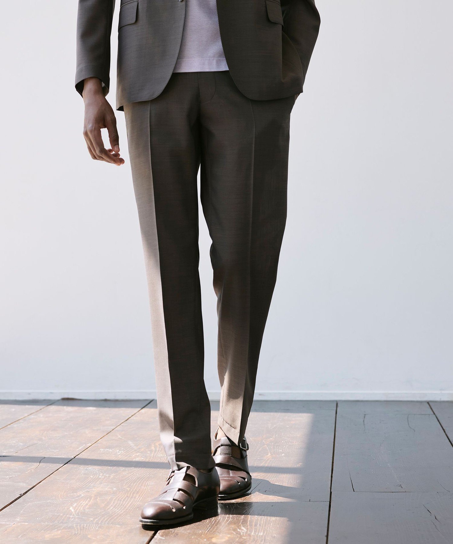 【SALE／20%OFF】MACKINTOSH LONDON 【LEON掲載】【BREASY JACKET】super light weight パンツ マッキントッシュ ロンドン パンツ その他のパンツ ブラウン ネイビー【送料無料】