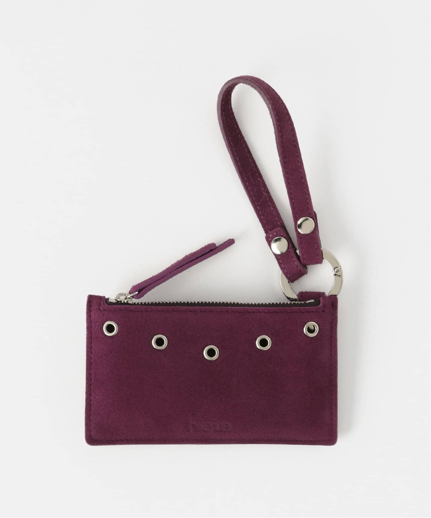 417 EDIFICE 【Geek Office / ギークオフィス】HIETA / ヒエタ BELLA CARD WALLET フォーワンセブン エディフィス 財布・ポーチ・ケース パスケース・定期入れ パープル ブラック シルバー【送料無料】