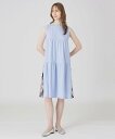 【SALE/35%OFF】BLUE LABEL CRESTBRIDGE コンパクトポンチティアードドレス ブルーレーベル / ブラックレーベル・クレストブリッジ ワンピース・ドレス ドレス ブルー ネイビー【送料無料】