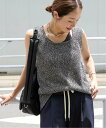 JOURNAL STANDARD メランジスリーブレスニット ジャーナル スタンダード トップス ニット ベージュ ブラック【送料無料】