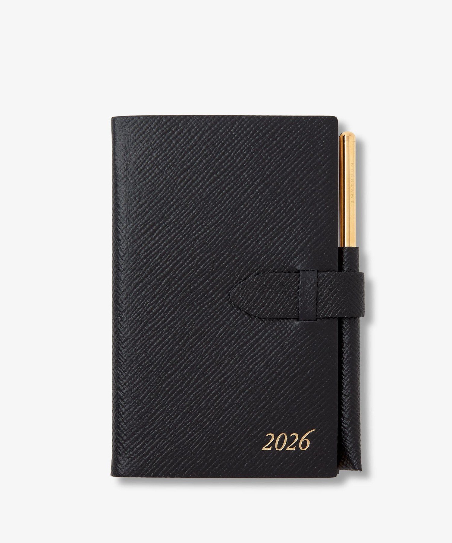 SMYTHSON Pastegrain 2026 Panama Diary with Pencil スマイソン 文房具 手帳・メモ帳 ブラック【送料無料】