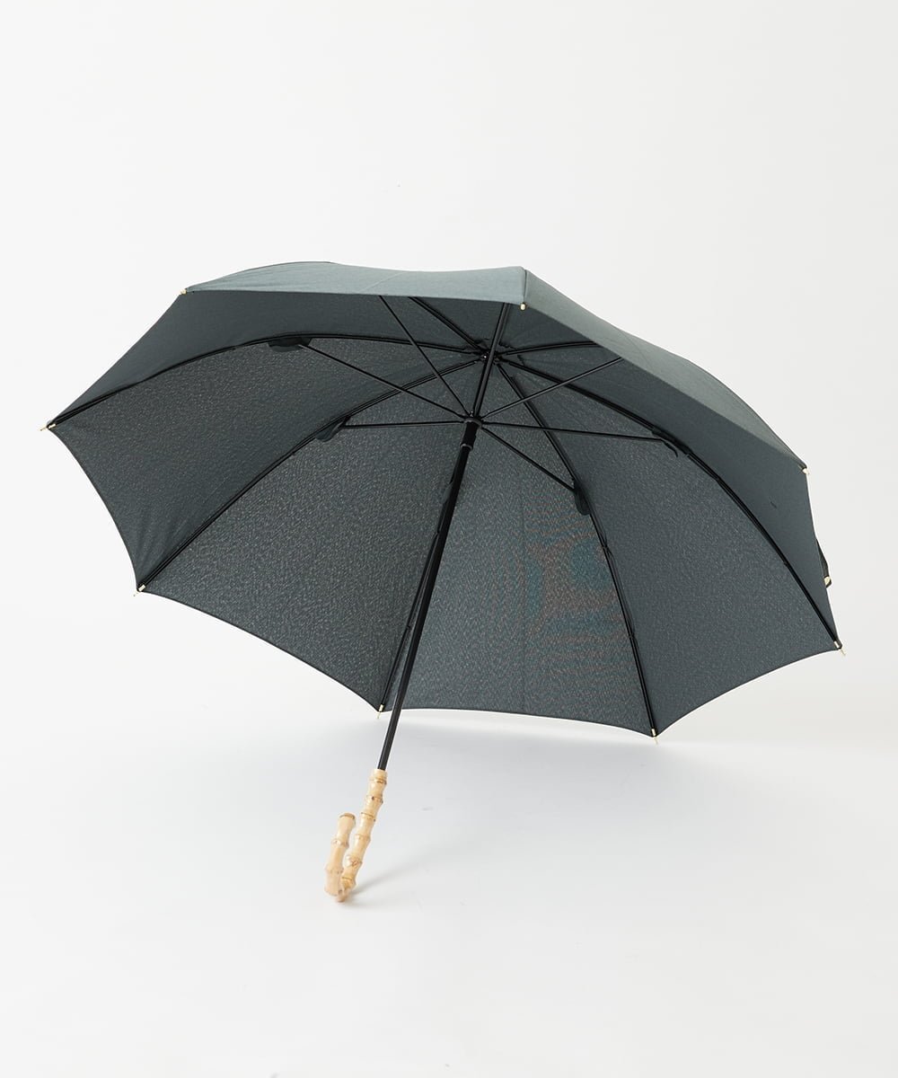 GEORGES RECH（小さいサイズ） [防水/撥水/晴雨兼用]バンブーロゴ刺繍日傘 メゾンドゥサンク ファッション雑貨 傘・長傘 ベージュ カーキグリーン【送料無料】