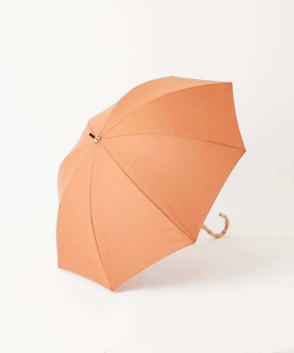 GEORGES RECH（小さいサイズ） [防水/撥水/晴雨兼用]バンブーロゴ刺繍日傘 メゾンドゥサンク ファッション雑貨 傘・長傘 ベージュ カーキグリーン【送料無料】