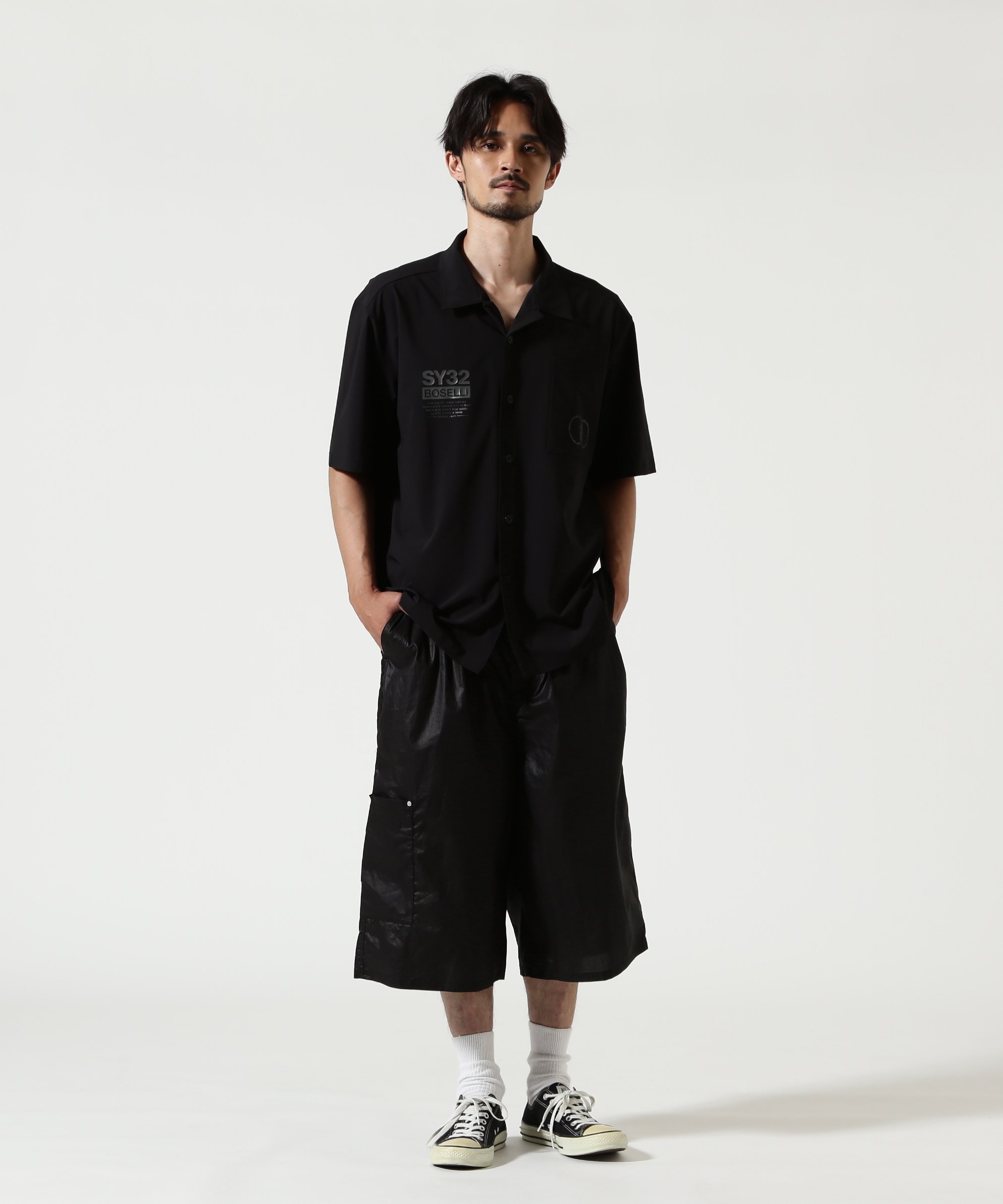 ROYAL FLASH SY32 by SWEET YEARS/エスワイサーティトゥ バイ スィートイヤーズ/BOSELLI COLLABO SHIRTS ロイヤルフラッシュ トップス シャツ・ブラウス ブラック